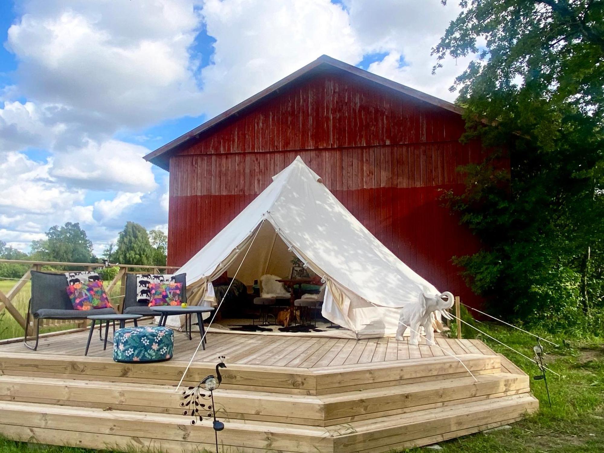 Soerby Glamping Hotel Klockrike Kültér fotó