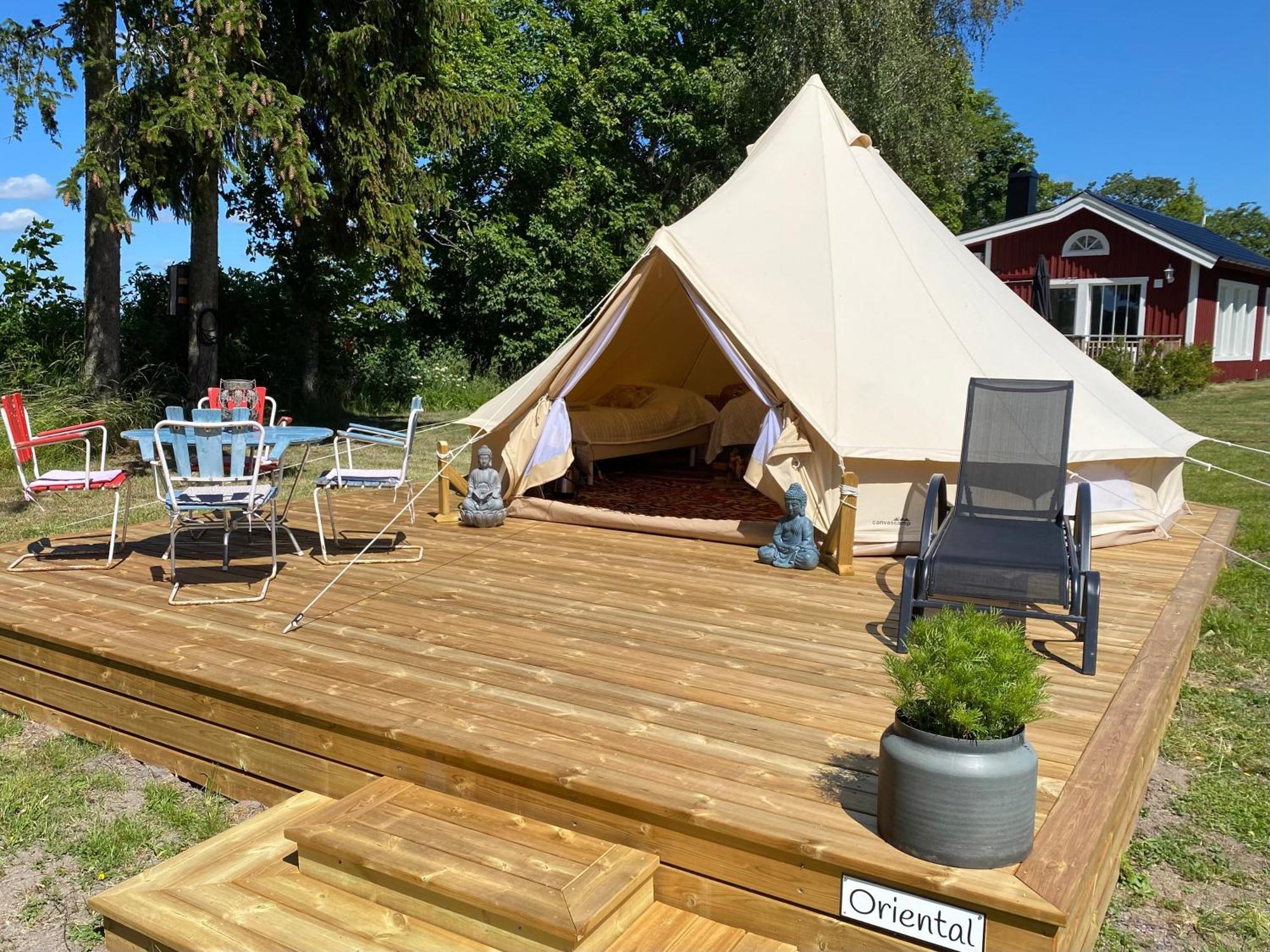 Soerby Glamping Hotel Klockrike Kültér fotó